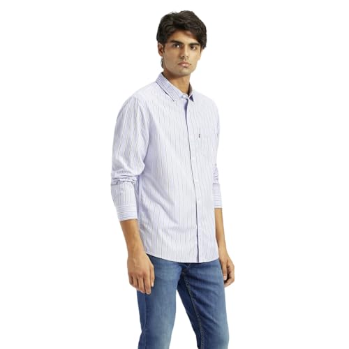 Image of Levi's Men's Striped Slim Fit Shirt