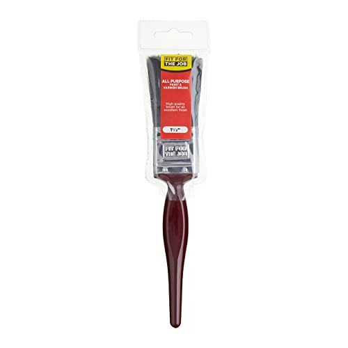 Miniatura 3 de Fit For The Job Pincel Multiusos De Cerdas Mixtas De 1,5 Pulgadas Para Un Acabado Suave De Pintura Con Pinturas En Emulsión, Brillantes Y Satinadas. 1,5 Pulgadas Y 38 Mm