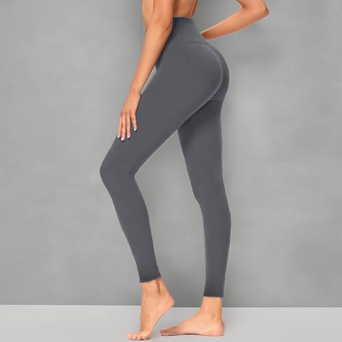 GAYHAY High Waisted Leggings for Women - Soft Opaque Slim Tummy Control Printed Pants for Running Cycling Yoga