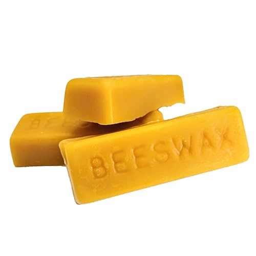 weeks honey farm All Natural Food Grade Beeswax is Excellent for Polishing Sealing Cleaning Wood Leather and Other Surfaces; 100% American Sourced; Made in USA (1 oz 3 pack)