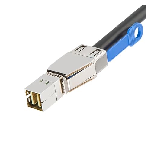 Cable N/ew S/A/S HD SFF8644 a SATA 90° 4 Puertos 1m miniatura 2