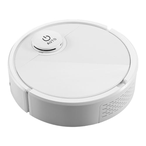 Mikikit Robot Aspirador Táctil Inteligente para Limpieza de Suelos Planos y Madera, Batería de 3000mah y Función de Absorción de Polvo y Basura