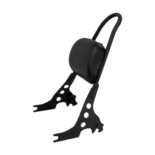 Appui-dos passager Sportster haut de gamme, sissy bar amovible en acier noir robuste