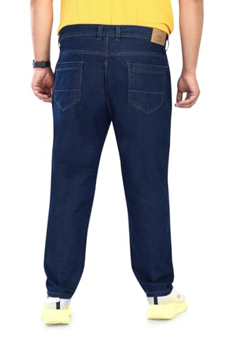 Image of Pluss Tribe - Plus Size Jeans for Men - Denim Jeans - Ideal for Casual, Office Available Sizes : 40 to 52