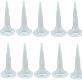 Caulking Nozzle Cones Nozzles for Sausage Caulking Gun, Reusable Caulk Nozzle Applicator, Durable...