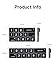 Hagibis Temporary Car Parking Phone Number Card Rotation Hidden Telephone Number Plate Styling for Apple Magic Keyboard with 5 Sets of Numeric Keyboard caps (3-Row)