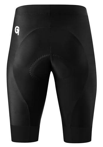 Foto von Gonso SQlab GO M, Herren Fahrradhose, Tights mit ergonomischem SQlab Sitzpolster, Innovative Schnittführung ohne Seitennaht, Enganliegende Passform, Schwarz, Gr. M