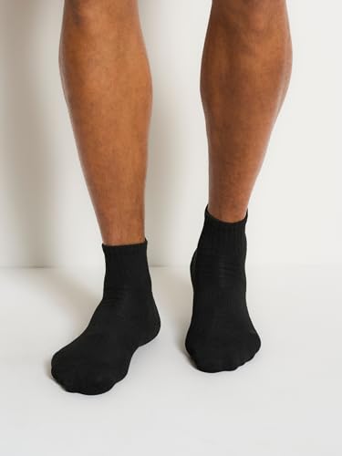 DKNY Men's 6 Pack Sport Cushion High Quarter Crew Socks3