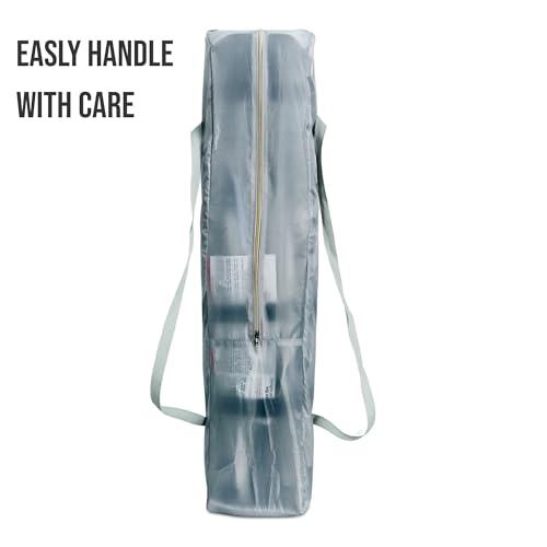 Image of Foldable Grey Playpen for Toddlers - Portable Baby Play Yard with Safety Lock & Suction Cups, Indoor Play Gate Fence for Boys & Girls - Lightweight & Secure Baby Activity Center