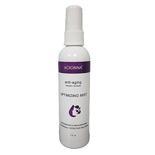 Acionna Optimizing Mist 4oz - Anti-Aging Infusion Formula- Invigorating and Rejuvinating- Universally Effective Solution