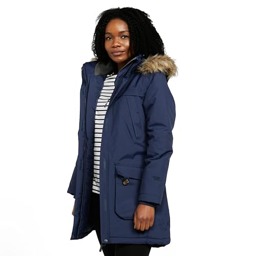 Peter Storm Women’s Paloma Parka Jacket with Faux Fur Lined Hood and 4 Pockets, Waterproof, Insulated (UK, Numeric, 14, Regular, Regular, Navy) Peter Storm Women’s Paloma Parka Jacket with Faux Fur Lined Hood and 4 Pockets, Waterproof, Insulated (UK, Numeric, 14, Regular, Regular, Navy)
