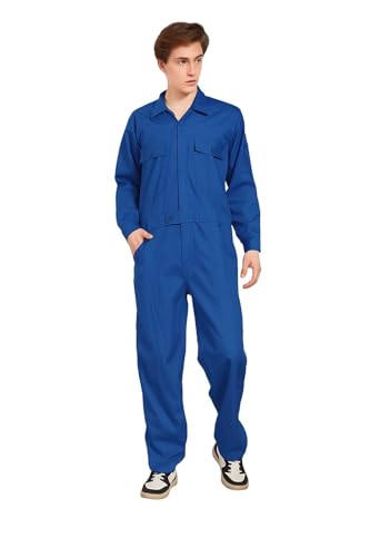Image of TrendyUniform Full Sleeve Boiler Suit For Men Industrial Work (Royal Blue X-Large)