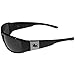 NHL Siskiyou Sports Fan Shop San Jose Sharks Chrome Wrap Sunglasses One Size Black
