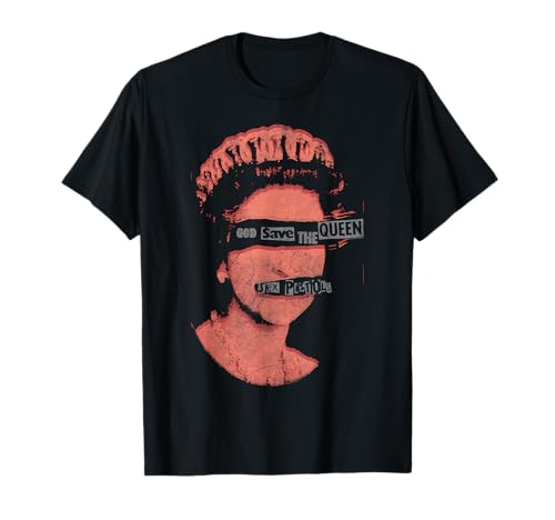 Sex Pistols - Sello rojo oficial de God Save the Queen Camiseta