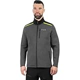 FXR Men's Altitude Tech Zip-Up Jacket (Asphalt/Hi Vis - Large)