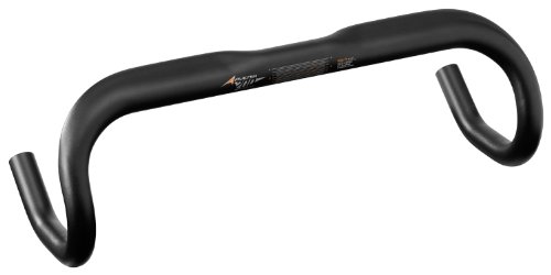 Guidon de route plat cintre vélo route 40cm Avenir série 200 noir