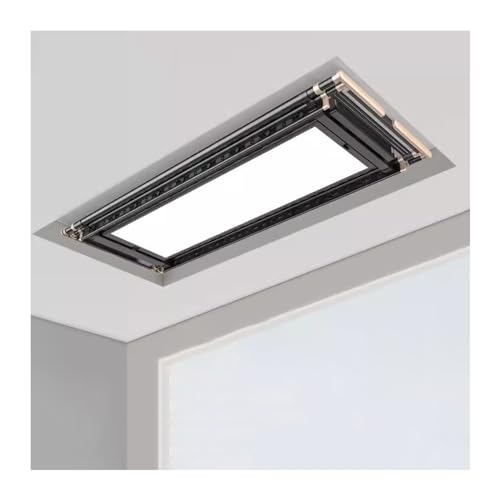 Tendedero de Ropa eléctrico Invisible para balcón, Ultrafino, con Control Remoto, para el hogar, con Varilla de enfriamiento automática Oculta (Color: B)