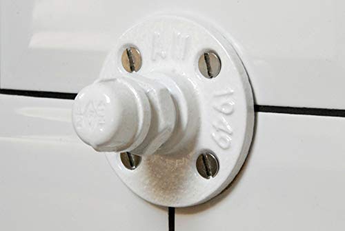 Gancho industrial para abrigos, sombreros, bolsas, color blanco The Ridgacre por Fe20six Cover