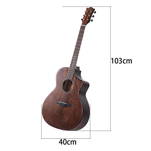 Single Board Acoustic Guitar Electric Box Beginner Guitar 41 Inch Unisex Electric Bass Guitars (Color : Retro Color Size… - Les Beatles, Paul McCartney, John Lennon, RIngo Starr, George Harrison Single Board Acoustic Guitar Electric Box Beginner Guitar 41 Inch Unisex Electric Bass Guitars (Color : Retro Color Size… – Image 8