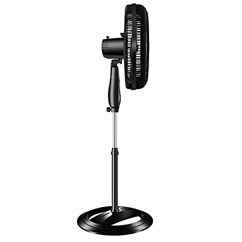 Ventilador de Coluna Mondial VTX-40C-8P 40cm Turbo 8 Pás Control 3 Velocidades 140W Preto 127v