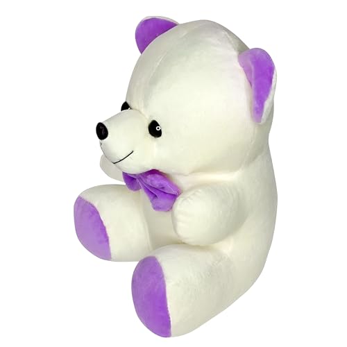 Image of Storescent Soft Toys for Kids - Stuffed Animal Plush Soft Toy for Boys & Girls | Plushie Toy Purple Teddy 30cm