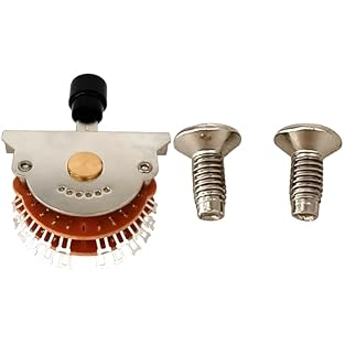 Explore a wide range of sound possibilities with this 5-way selector; its fan-shaped layout offers intuitive control for easy tone adjustments; discover new sonic territories with each position Designed for extensive use with electric guitars; this 2...