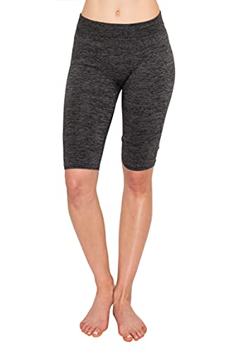 Image of ALWAYS Women's High Waist Bike Shorts - Athletic Workout Tummy Control Stretch Running Yoga Pants