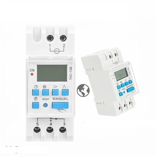 Interruptor temporizador con control de latitud automático y pantalla LCD para gestión de 220V