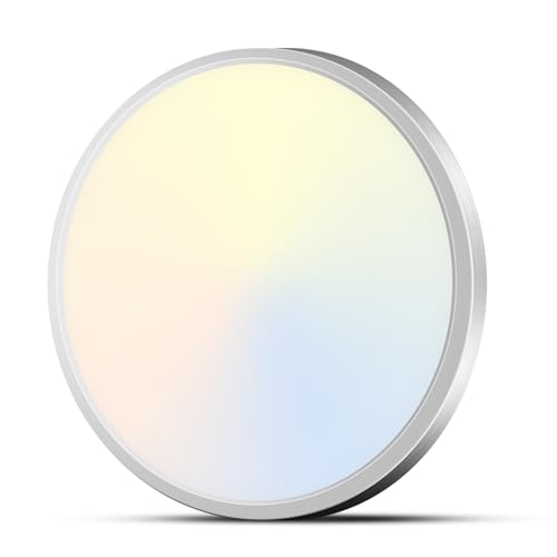 Round Fixture | Bright Low-profile Lighting For Kitchen, Hal