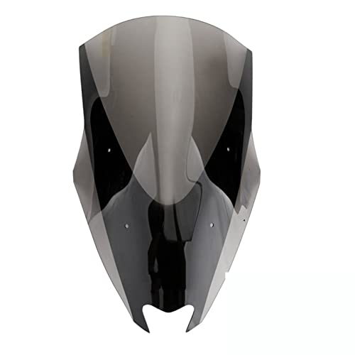 Windschild Deflectore Motorrad -Windschutzscheibe Für Yamaha NMAX155 N-Max 125 Nmax 155 Windschutzscheibe Defelector 2016-2019 Motorrad Windabweiser (Color : Grijs)