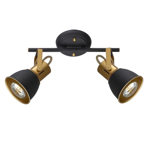 Lampada da soffitto per 2 lampadine LED – Faretto da soffitto per cucina – Lampada da soffitto LED con cavo e design moderno