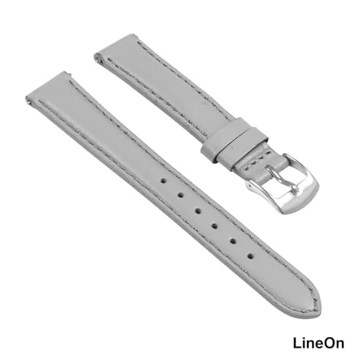 Image of Lineon Colourful 16mm Full Padded Univarsal Vegan Leather Watch Strap For Branded Watches Compitable with (Titan, Timex, Casio, Sonata etc) Tool and Pins Include
