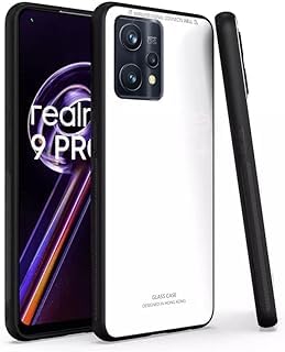 Erams Online for realme Narzo 50 Pro 5G Back Cover,Tempered Glass Pattern Back+TPU Frame Hybrid Shell Slim Case for realme Narzo 50 Pro 5G (White) (B0CJML641T) Amazon Price History, Amazon Price Tracker