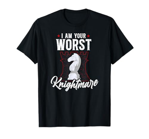 Chess Player Chess Piece Vintage Knight Knightmare T-Shirt
