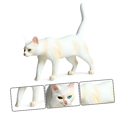 MAGICLULU 1 Pc estatuilla de Animales Gorro de bebé recién Nacido Adorno de Acebo Mascota Juguete Modelos Modelo de Animal doméstico Gato Modelo el Gato cifra Adornos niño Gato casa Gato