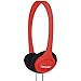 Koss KPH7R Portable On-Ear Headphone with Adjustable Headband - Red