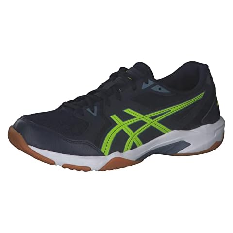 ASICS Herren Hallenschuhe Gel-Rocket 10 1071A054 Midnight/Hazard Green 44 Cover