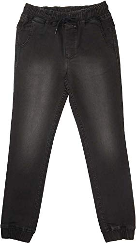 ZUNZU Boys Jogger Fit Black Jeans (13-14 Years)