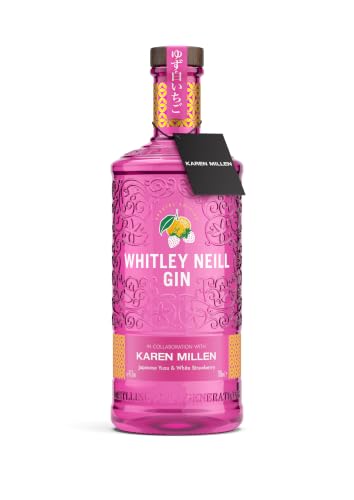 Whitley Neill | Limited Edition Karen Millen | Japanese Yuzu & White Strawberry Gin | 70cl