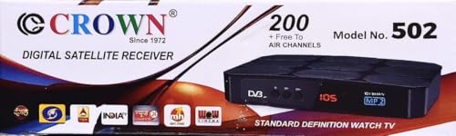 Image of Free to Air Tv Set Top Box-No Extra Cost, 200+TV & Radio Channels Life time Free of Cost- MPEG-2 with Standard Definition Watch TV-Movie-Music-Photo (Dish Antenna Required)