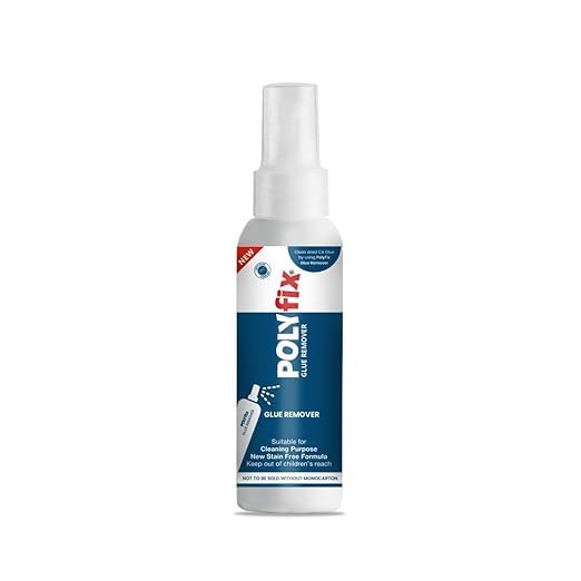 PolyFix Glue Remover Spray | Used to Remove Gum Glue Stickers Adhesives for Car, Glass, Fridge Door, Any Metal Surface | Car Glass Sticker Remover Spray,Quick and Easy to Use (50 ML)