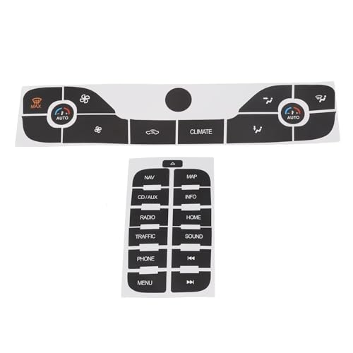Autocollant bouton climatisation S-Max 2011 restaurer icône climatisation voiture