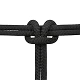 Cuerda for escalar al aire libre, 10 m Cuerda for escalar en roca for acampar 10 mm 11 mm Diámetro de la cuerda estática 5200 lb Cordón de alta resistencia Equipo de escalada de seguridad Cuerda de es