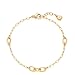 Produktbild JEWELS BY LEONARDO Cerena CIAO Armband aus Edelstahl 1 Stück, filigranes Armkettchen aus ovalen Ketten-Gliedern, Gliedearmband goldfarben, Damenschmuck, 022115