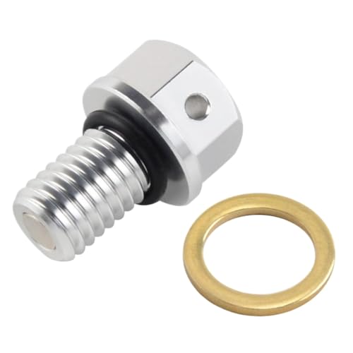Perno magnético de drenaje M10xP1.5 de alta precisión para protección de motor KX250F y KX450F