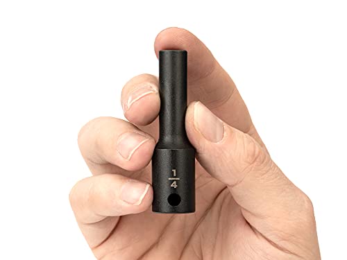 Image of TEKTON 3 /8 Inch Drive x 1 /4 Inch Deep 6-Point Impact Socket | SID13006