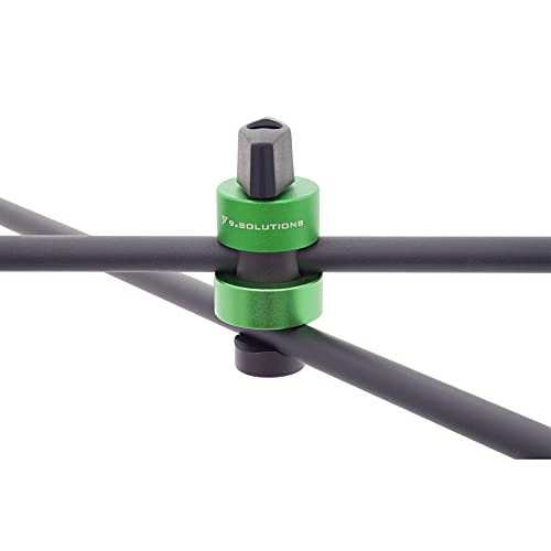 Support 3/8 10 mm 9 xr1011 en acier usiné pour un montage haute précision