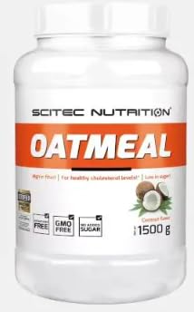 Pack de 2 - Harina de Avena Integral Instantánea Sabor Coco (Bote de 1500 g) – Formato Max de Nutrición Deportiva y Desayunos – Lote de 3000 g (3 kg)