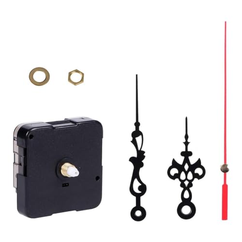 BOPRKTM Mecanismo Reloj de Pared Movimiento de Reloj de Cuarzo de Silencio Maquinaria de Reloj con Agujas Maquinaria Reloj Pared Kit de Reparación de Reloj de DIY