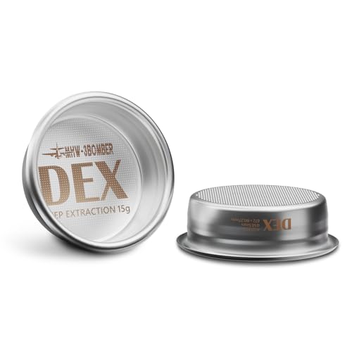 MHW-3BOMBER 58mm Espresso Filter Basket DEX 15g High Precision Basket Espresso Stainless Steel Coffee Filter FB5620-OS